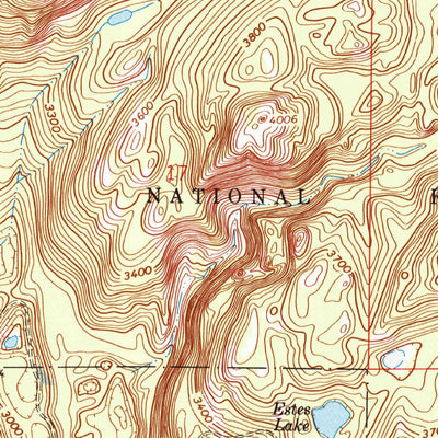 United States Geological Survey Bigfork, MT (1991, 24000-Scale) digital map