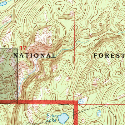 United States Geological Survey Bigfork, MT (1994, 24000-Scale) digital map