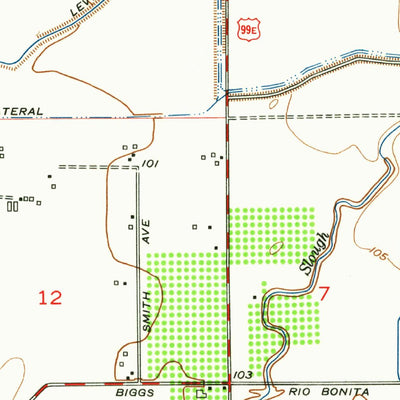 United States Geological Survey Biggs, CA (1952, 24000-Scale) digital map