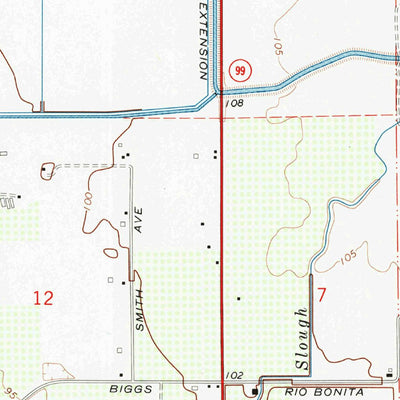 United States Geological Survey Biggs, CA (1970, 24000-Scale) digital map