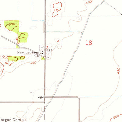 United States Geological Survey Biggs, IL (1971, 24000-Scale) digital map