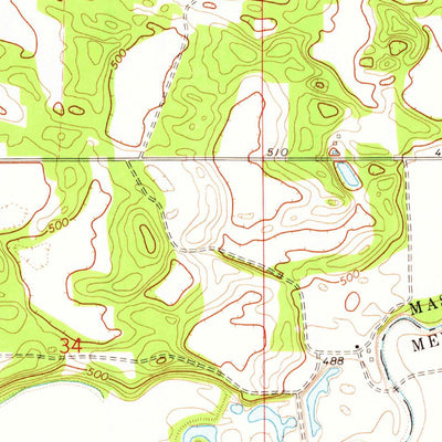 United States Geological Survey Biggs, IL (1971, 24000-Scale) digital map