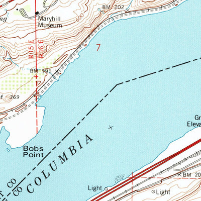 United States Geological Survey Biggs Junction, OR-WA (1994, 24000-Scale) digital map