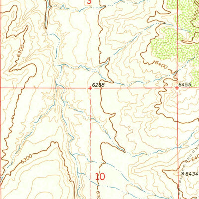 United States Geological Survey Bighole Butte, CO (1969, 24000-Scale) digital map