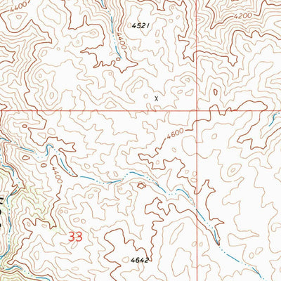 United States Geological Survey Bighorn Canyon, CA (1972, 24000-Scale) digital map