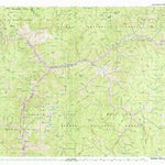 United States Geological Survey Bighorn Crags, ID-MT (1982, 100000-Scale) digital map