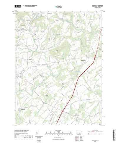 United States Geological Survey Biglerville, PA (2023, 24000-Scale) digital map