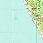 United States Geological Survey Bigsbie Lake, MI (1983, 24000-Scale) digital map