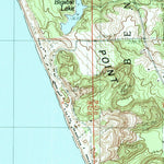 United States Geological Survey Bigsbie Lake, MI (1983, 25000-Scale) digital map