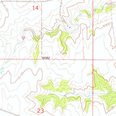 United States Geological Survey Bijou, CO (1970, 24000-Scale) digital map