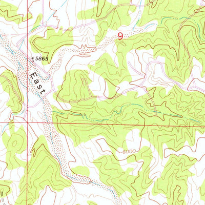 United States Geological Survey Bijou, CO (1970, 24000-Scale) digital map