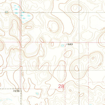 United States Geological Survey Bijou Hills NE, SD (1979, 24000-Scale) digital map