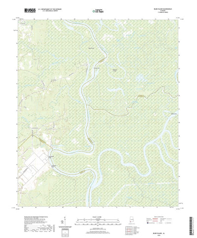 United States Geological Survey Bilbo Island, AL (2020, 24000-Scale) digital map
