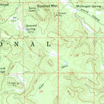 United States Geological Survey Bill Williams Mountain, AZ (1962, 62500-Scale) digital map