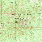 United States Geological Survey Bill Williams Mountain, AZ (1962, 62500-Scale) digital map