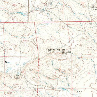 United States Geological Survey Bill, WY (1959, 62500-Scale) digital map