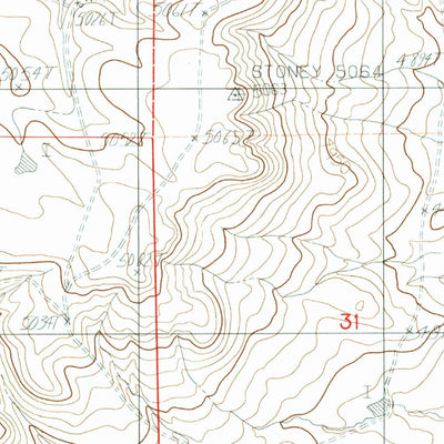 United States Geological Survey Bill, WY (1984, 24000-Scale) digital map