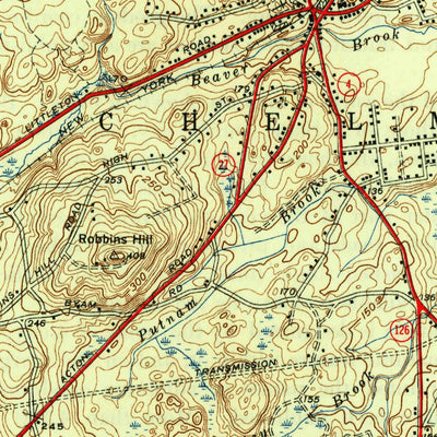 United States Geological Survey Billerica, MA (1941, 31680-Scale) digital map