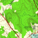 United States Geological Survey Billerica, MA (1950, 24000-Scale) digital map