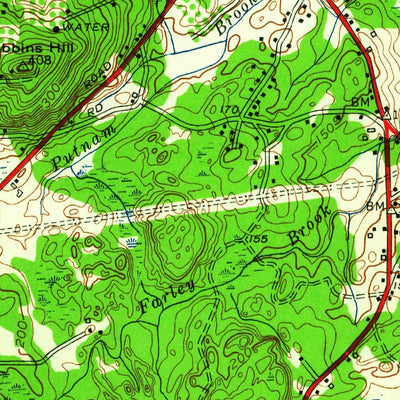 United States Geological Survey Billerica, MA (1950, 24000-Scale) digital map