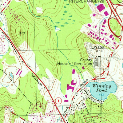 United States Geological Survey Billerica, MA (1965, 25000-Scale) digital map