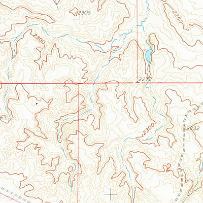 United States Geological Survey Billick Coulee, MT (1958, 24000-Scale) digital map