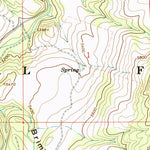 United States Geological Survey Billies Mountain, UT (1967, 24000-Scale) digital map