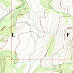 United States Geological Survey Billies Mountain, UT (1994, 24000-Scale) digital map