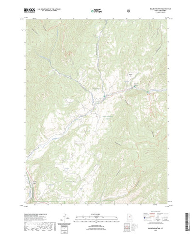 United States Geological Survey Billies Mountain, UT (2023, 24000-Scale) digital map