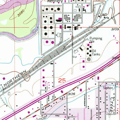 United States Geological Survey Billings East, MT (1956, 24000-Scale) digital map
