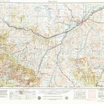 United States Geological Survey Billings, MT-WY (1954, 250000-Scale) digital map