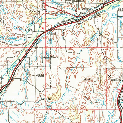 United States Geological Survey Billings, MT-WY (1954, 250000-Scale) digital map