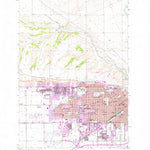 United States Geological Survey Billings West, MT (1957, 24000-Scale) digital map