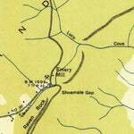 United States Geological Survey Billingsley Gap, TN (1935, 24000-Scale) digital map