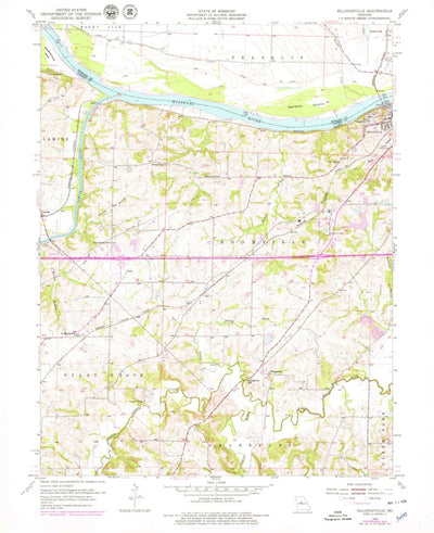 United States Geological Survey Billingsville, MO (1953, 24000-Scale) digital map