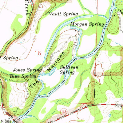 United States Geological Survey Billmore, MO (1966, 24000-Scale) digital map