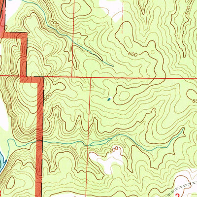 United States Geological Survey Billmore, MO (1997, 24000-Scale) digital map