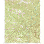United States Geological Survey Billows, KY (1952, 24000-Scale) digital map
