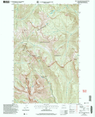 United States Geological Survey Billy Goat Mountain, WA (2002, 24000-Scale) digital map