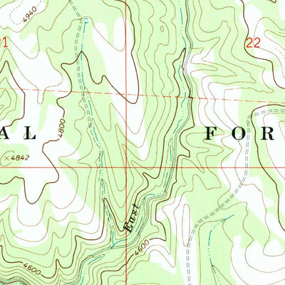 United States Geological Survey Billy Meadows, OR (1967, 24000-Scale) digital map