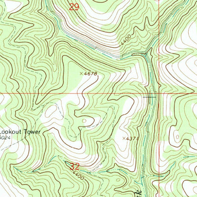 United States Geological Survey Billy Meadows, OR (1967, 24000-Scale) digital map
