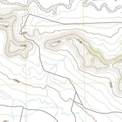 United States Geological Survey Billy Rice Canyon, NM (2020, 24000-Scale) digital map