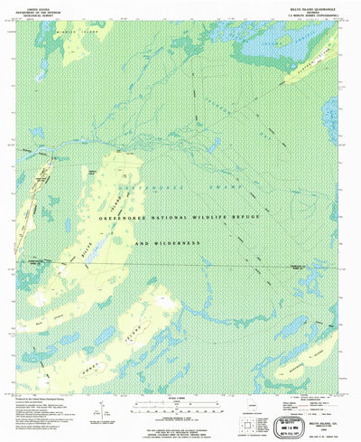 United States Geological Survey Billys Island, GA (1994, 24000-Scale) digital map