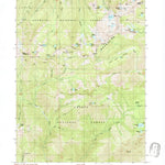 United States Geological Survey Billys Peak, CA (1986, 24000-Scale) digital map
