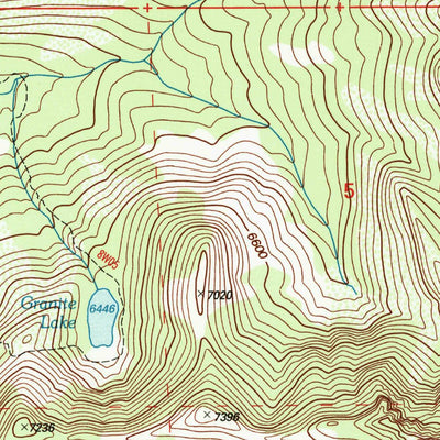 United States Geological Survey Billys Peak, CA (1998, 24000-Scale) digital map