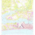 United States Geological Survey Biloxi, MS (1954, 24000-Scale) digital map