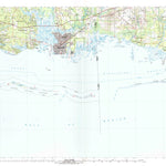United States Geological Survey Biloxi, MS-AL-LA (1982, 100000-Scale) digital map