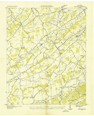 United States Geological Survey Binfield, TN (1935, 24000-Scale) digital map