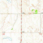 United States Geological Survey Binford NE, ND (1961, 24000-Scale) digital map