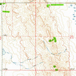 United States Geological Survey Binford NE, ND (1961, 24000-Scale) digital map